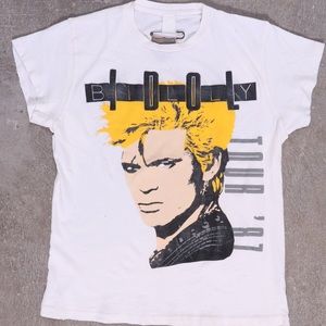 New Madeworn Billy Idol tee